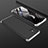 Coque Plastique Mat Protection Integrale 360 Degres Avant et Arriere Etui Housse M01 pour Samsung Galaxy M31s Argent et Noir