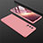 Coque Plastique Mat Protection Integrale 360 Degres Avant et Arriere Etui Housse M01 pour Samsung Galaxy Note 20 5G Petit