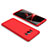 Coque Plastique Mat Protection Integrale 360 Degres Avant et Arriere Etui Housse M01 pour Samsung Galaxy S8 Plus Rouge