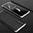 Coque Plastique Mat Protection Integrale 360 Degres Avant et Arriere Etui Housse P01 pour Oppo Find X2 Neo Argent et Noir