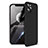 Coque Plastique Mat Protection Integrale 360 Degres Avant et Arriere Etui Housse pour Apple iPhone 12 Pro Max Noir