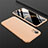 Coque Plastique Mat Protection Integrale 360 Degres Avant et Arriere Etui Housse pour Apple iPhone XR Or