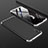 Coque Plastique Mat Protection Integrale 360 Degres Avant et Arriere Etui Housse pour Huawei Honor Play 8A Argent