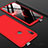 Coque Plastique Mat Protection Integrale 360 Degres Avant et Arriere Etui Housse pour Huawei P Smart Z Rouge