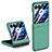 Coque Plastique Mat Protection Integrale 360 Degres Avant et Arriere Etui Housse pour Motorola Moto Razr 40 Ultra 5G Petit