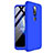 Coque Plastique Mat Protection Integrale 360 Degres Avant et Arriere Etui Housse pour Nokia X6 Bleu