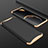 Coque Plastique Mat Protection Integrale 360 Degres Avant et Arriere Etui Housse pour Oppo Find X Or et Noir