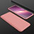 Coque Plastique Mat Protection Integrale 360 Degres Avant et Arriere Etui Housse pour Oppo Find X Or Rose