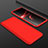 Coque Plastique Mat Protection Integrale 360 Degres Avant et Arriere Etui Housse pour Oppo Find X Super Flash Edition Rouge