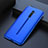 Coque Plastique Mat Protection Integrale 360 Degres Avant et Arriere Etui Housse pour Oppo Reno2 Bleu