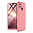 Coque Plastique Mat Protection Integrale 360 Degres Avant et Arriere Etui Housse pour Realme C15 Or Rose