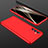 Coque Plastique Mat Protection Integrale 360 Degres Avant et Arriere Etui Housse pour Samsung Galaxy A34 5G Rouge