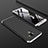 Coque Plastique Mat Protection Integrale 360 Degres Avant et Arriere Etui Housse pour Samsung Galaxy A6 (2018) Dual SIM Argent