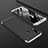 Coque Plastique Mat Protection Integrale 360 Degres Avant et Arriere Etui Housse pour Samsung Galaxy A9s Argent