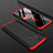 Coque Plastique Mat Protection Integrale 360 Degres Avant et Arriere Etui Housse pour Samsung Galaxy M31 Rouge et Noir