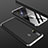 Coque Plastique Mat Protection Integrale 360 Degres Avant et Arriere Etui Housse pour Samsung Galaxy M40 Argent et Noir