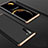 Coque Plastique Mat Protection Integrale 360 Degres Avant et Arriere Etui Housse pour Samsung Galaxy Note 10 Or et Noir