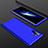 Coque Plastique Mat Protection Integrale 360 Degres Avant et Arriere Etui Housse pour Samsung Galaxy Note 10 Plus 5G Bleu