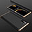 Coque Plastique Mat Protection Integrale 360 Degres Avant et Arriere Etui Housse pour Samsung Galaxy Note 10 Plus 5G Or et Noir