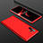 Coque Plastique Mat Protection Integrale 360 Degres Avant et Arriere Etui Housse pour Samsung Galaxy Note 10 Plus 5G Rouge