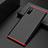 Coque Plastique Mat Protection Integrale 360 Degres Avant et Arriere Etui Housse pour Samsung Galaxy Note 10 Rouge et Noir