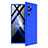 Coque Plastique Mat Protection Integrale 360 Degres Avant et Arriere Etui Housse pour Samsung Galaxy Note 20 Ultra 5G Bleu