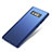 Coque Plastique Mat Protection Integrale 360 Degres Avant et Arriere Etui Housse pour Samsung Galaxy Note 8 Duos N950F Bleu