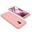 Coque Plastique Mat Protection Integrale 360 Degres Avant et Arriere Etui Housse pour Samsung Galaxy On6 (2018) J600F J600G Or Rose