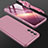 Coque Plastique Mat Protection Integrale 360 Degres Avant et Arriere Etui Housse pour Samsung Galaxy S21 5G Or Rose