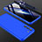 Coque Plastique Mat Protection Integrale 360 Degres Avant et Arriere Etui Housse pour Samsung Galaxy S21 FE 5G Bleu
