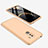 Coque Plastique Mat Protection Integrale 360 Degres Avant et Arriere Etui Housse pour Xiaomi Pocophone F1 Or