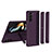 Coque Plastique Mat Protection Integrale 360 Degres Avant et Arriere Etui Housse QH1 pour Samsung Galaxy Z Fold5 5G Violet