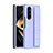 Coque Plastique Mat Protection Integrale 360 Degres Avant et Arriere Etui Housse QH3 pour Samsung Galaxy Z Fold5 5G Violet