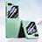 Coque Plastique Mat Protection Integrale 360 Degres Avant et Arriere Etui Housse SD1 pour Samsung Galaxy Z Flip5 5G Pastel Vert