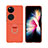 Coque Plastique Mat Protection Integrale 360 Degres Avant et Arriere Etui Housse Z02L pour Huawei P50 Pocket Orange