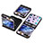 Coque Plastique Mat Protection Integrale 360 Degres Avant et Arriere Etui Housse ZL6 pour Samsung Galaxy Z Flip5 5G Noir