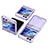 Coque Plastique Mat Protection Integrale 360 Degres Avant et Arriere Etui Housse ZL9 pour Samsung Galaxy Z Flip5 5G Petit