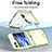 Coque Plastique Mat Protection Integrale 360 Degres Avant et Arriere Etui Housse ZL9 pour Samsung Galaxy Z Flip5 5G Petit