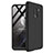 Coque Plastique Mat Protection Integrale 360 Degres Avant et Arriere Q02 pour Xiaomi Pocophone F1 Noir