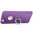 Coque Plastique Rigide avec Trou et Support Bague Anneau Mat et Support Bague Anneau pour Apple iPhone 6 Plus Violet Petit