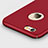 Coque Plastique Rigide avec Trou Mat et Support Bague Anneau pour Apple iPhone 6 Plus Rouge Petit