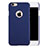 Coque Plastique Rigide avec Trou Mat pour Apple iPhone 6S Plus Bleu Petit