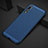 Coque Plastique Rigide Etui Housse Mailles Filet M01 pour Huawei P20 Pro Bleu