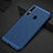 Coque Plastique Rigide Etui Housse Mailles Filet P01 pour Huawei Nova 4e Bleu