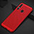 Coque Plastique Rigide Etui Housse Mailles Filet P01 pour Huawei Nova 4e Rouge