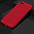 Coque Plastique Rigide Etui Housse Mailles Filet pour Huawei Honor 7A Rouge