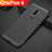 Coque Plastique Rigide Etui Housse Mailles Filet pour OnePlus 6 Noir