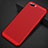 Coque Plastique Rigide Etui Housse Mailles Filet pour Oppo A12e Rouge