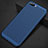 Coque Plastique Rigide Etui Housse Mailles Filet pour Oppo AX5 Bleu