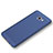 Coque Plastique Rigide Etui Housse Mailles Filet pour Samsung Galaxy C9 Pro C9000 Bleu